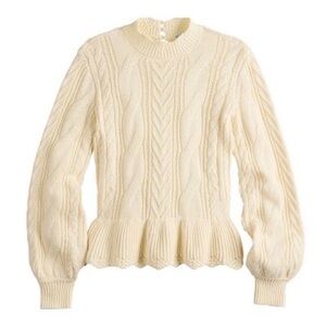 DRAPER JAMES RSVP Knitted Ruffled Sweater (kohl’s)
